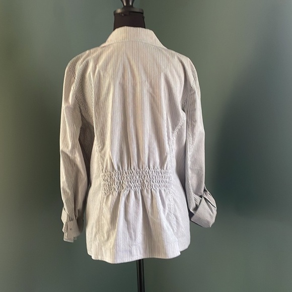 Striped sears sucker suit Women's Jacket large Pants - Picture 3 of 6